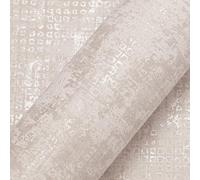 Pamatio Concrete Light Brown Wallpaper - Metallic Glitter Feature Industrial Cement Effect - Non-Woven - Living Room Bedroom Walls Adult, 53 cm x 9.5 m Roll