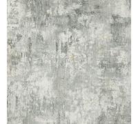 Pamatio Concrete Wallpaper, Moss Green Metal Glitter Effect Wallpaper, Vintage Industrial Textured Metallic Non-Woven Wall Paper for Bedroom Adults Living Room Corridor, 53cm X 9.5m