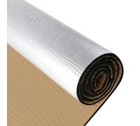 Pamatio Radiator Foil Reflector Roll, 8M = 4Roll Self Adhesive Reflective Aluminium Foam Insulation, Radiator Foil Insulation Roll, for Floors,Roofs,Garage Doors,Camper Vans