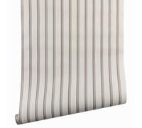 Pamatio Wooden Slats Wallpaper Beige Non-Woven Stylish Natural Wood Grain Effect Wallpaper Roll Wood Stripe Modern Retro Feature Living Room Wall, 53 X 950cm