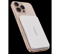 PAMBEE 0.3" Ultra Slim for MagSafe Battery Pack, 5,000mAh Qi2 Certified 15W Ultra-Fast Magnetic Power Bank, All Alloy Wireless Portable Charger for iPhone 16/15/14/13/12, Travel Essentials