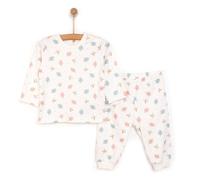 Pambuliq Baby Girl Long Sleeve Pyjamas Set - Pink