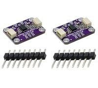 PAMEENCOS 2Pcs PCT2075 11 Bit Higher Accuracy ADC Measurement I2C Temperature Sensor, Compatible with QT/Qwiic + pins