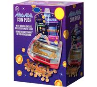 PaMeer® Modern Coin Push Machine: Battery-Operated Arcade Game with 150 Coins, LED Lights, and Arcade Music - Ideal Kids' Gift