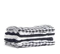 PaMeer® Open Kitchen 7-Pack Bumper Tea Towel Set - (40 x 60 cm) Super Absorbent, Easy Care, Versatile Design, Effortless Elegance Towels, Dish Towels, Kitchen Linens, Kitchen Towels (Grey)