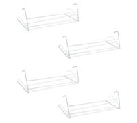 PaMeer® Space-Saving 2-Bars Radiator Airers: Metal Radiator Towel Rail, Clothes Drying Rack, Anti Slip & Scratch Hanging Clothes Airer, Durable, Efficient, and Versatile 2-Bar Clothes Airer Set (4)