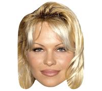 Pamela Anderson (90s) Celebrity Mask, Flat Card Face, Fancy Dress Mask
