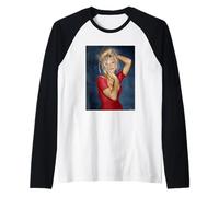 Pamela Anderson Model Baywatch Actor by Michael Grecco Raglan Baseball Tee