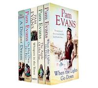 Pamela Evans Collection 5 Books Set (When the Lights Go Down, The Apple of her Eye, Whispers in the Town, On Her Own Two Feet, A Distant Dream)