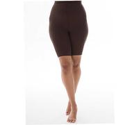 Pamela Mann 90 Denier Curvy Super Stretch Anti Chafing Shorts Chocolate