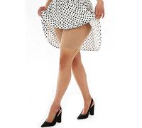 Pamela Mann 90 Denier Curvy Super Stretch Anti Chafing Shorts Nude