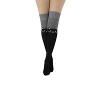 Pamela Mann Cat Over The Knee Socks One Size Soft Cotton Blend 1 pair Size 4 to 7