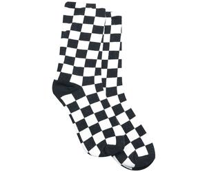 Pamela Mann Chequered ankle socks Socks black white EU 36-41