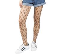 Pamela Mann Extra Large Net Tights with Waistband Tights black S-XL