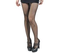 Pamela Mann Fishnet Crotchless Tights Black Tights black S-XL
