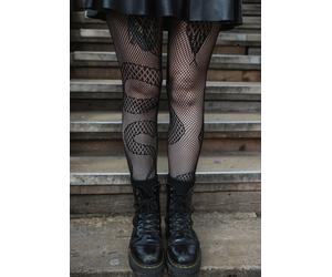 Pamela Mann - Snake Net Black - Tights - black - Onesize - 90% Nylon, 10% Elastane Onesize