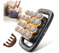 Pameza Massager, Deep Tissue Neck and Shoulder Pro Massager, 8/16 Head Massage Gun with 30 Speeds Quiet Percussion Deep Tissue for Back Legs Foot Pain Relief (16 Head-Black)