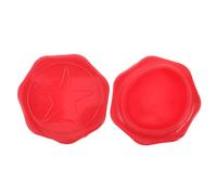 PAMINGONO 1 Pair Electric Wheelchair Clutch Covers Rubber Wheel Hub Protector for Mobility Devices, Red, Easy Installation, Sturdy Protection Against Rain and Mud