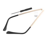 PAMINGONO 1 Pair Glasses Arms Replacement Universal Metal Glasses Arms with Streamlined Design for Comfortable Use and Ease Pressure on Ear, for Near-sighted Groups