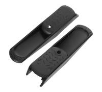 PAMINGONO 1 Pair High Chair Leg Extenders with Anti-Slip Detachable Safety Pads Black Floor Protector Chair Leg Inserts and Home Use