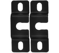 PAMINGONO 1 Pair Metal Sound Bar Wall Holder with Stable Mounting and Wear Resistant Finish, Speaker Bracket under Tv for Home Decor, Sl nd Simple Design in Black