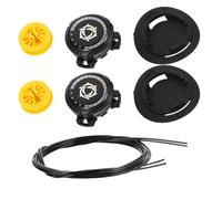 PAMINGONO 1 Pair Rotating No Tie Shoe Lace Buckles for Men Sneakers Easy Fastening Plastic Shoelace Accessories with Unique Shape Stylish and Modern Design Random Color