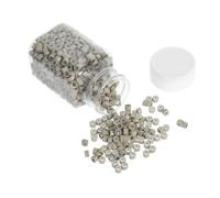 PAMINGONO 1000pcs Silicone Hair Beads for Easy Installation User Friendly Micro Links Rings for Braids Durable Hair Styling Tool for DIY Extensions for Salon Home Use