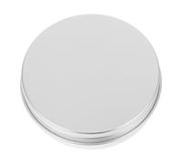 PAMINGONO 100ml Aluminium Cosmetic Jars Screw Thread Lid, Travel Cream Pots Containers for Makeup Storage, Metal Empty Cosmetic Bottle for Skincare and Pomade
