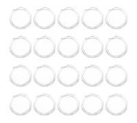 PAMINGONO 100pcs Coin Capsule Holders Plastic Coin Cases 21mm Diameter from Sliding and Scratching for Business and Practical