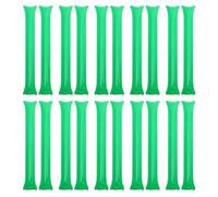 PAMINGONO 100pcs Green Inflatable Fan Cheering Sticks for School Sports Events, Football Thunder Sticks Noise Maker, Team Spirit Cheer Accessories for Sporting and Party Use