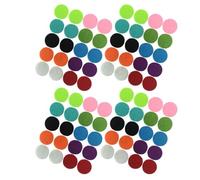 PAMINGONO 100pcs Mixed Color Cotton Aroma Pads for Diffuser Replaceable Essential Oil Pads for Car and Home Aromatherapy Compact Fibrous Scent