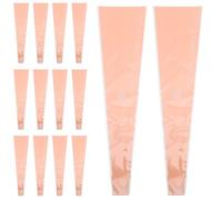 PAMINGONO 100pcs Single Bouquet Covers Transparent Flower Wrapping Sleeves Environmental Protection Material Rational Structure Design for Valentine S Day Wedding Birthday Christmas Party