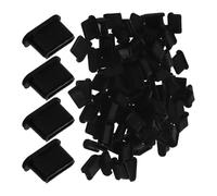 PAMINGONO 100pcs USB C Dustproof Port Protectors for Silicone Charging Port Plugs Anti-dust Stoppers Easy Installation Black Type-c Covers Prevent Fluff and Debris Entry
