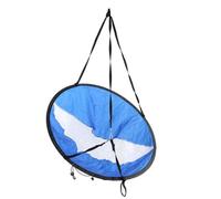 PAMINGONO 108cm Foldable Kayak Wind Sail with Window for Canoe and Boat, Blue Polyester Taffeta Material, UV Protection and Easy to Use, for Fishing and Rowing