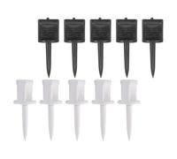 PAMINGONO 10pcs Archery Target Pins for Outdoor Bow Hunting Fixed Nails for Holding Paper and Straw Targets for Easy Setup and Long-term Use