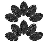 PAMINGONO 10pcs Black Silicone Door Stoppers 2" Round Anti-Collision Pads for Cabinet Doors Self-Adhesive Buffers Quiet Protectors for Home and Office