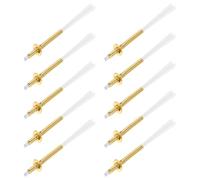 PAMINGONO 10pcs Bulk Oil Lamp Wick Replacement for Alcohol Burner and Table Lamp, Versatile Alloy and Fiber Material with Extended Burn Duration for Experiment and Lighting Use