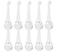 PAMINGONO 10Pcs Crystal Pendant Ornaments Hanging Light Pendant Artificial Crystal Prisms Easy to Use Convenient to Hanging for Home Chandelier Decoration