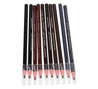 PAMINGONO 10Pcs Eyebrow Drawing Pencils with Soft Peel-off Design Easy to Color and Lightweight for Women Makeup Includes Natural Shades for Precise Brow Shaping and Travel Use