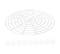 PAMINGONO 10pcs Fermentation Weights for Jars Mesh Press Plate for Pickling Wide Mouth Mason Jar Vegetables Canning Supplies with Design for Even Pressure and Antifloat