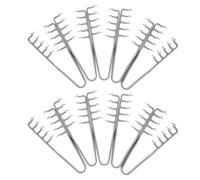 PAMINGONO 10pcs Fluffy Textured Comb Wide-tooth Hair Volume Pick for Curly Hair Styling Material Root Lifting Tool for Bangs Shadow Perm Men's Texture Comb