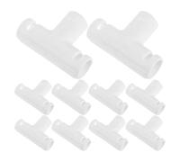 PAMINGONO 10pcs Foldable Bathtub Plastic Connector Three-Way Joint for Bathtub Frame Foldable Soaking Tubs Bath Bucket Adapter Bath Bucket Replacement Parts