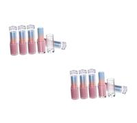 PAMINGONO 10pcs Gradient Lipstick Tubes Refillable Lip Balm Containers Easy to Clean and Portable Lipstick Holder for Travel Made of Safe Material
