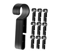 PAMINGONO 10pcs Hard Hat Light Clips Helmet Headlamp Hooks Non-slip Accessories for Construction Safety Helmets Easy to Install and Carry