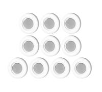 PAMINGONO 10pcs Magnetic Remote Control Holder Wall Mount with Strong Adhesive No-drill Installation Sturdy Magnetic Grip for Tv and Living Bedroom Remote Organizer