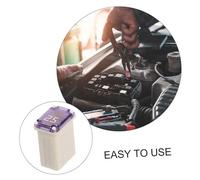 PAMINGONO 10pcs Micro Automotive Fuses High Sensitivity Mini Low Profile Box Shaped Car Audio Fuse Block for Pickup Trucks Cars Suvs Rapid Circuit Protection