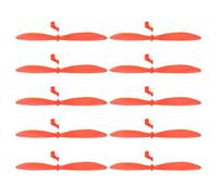 PAMINGONO 10Pcs Orange Rc Propeller 14.5Cm for Model Airplanes with Blade and Tail Hook, Airplane Parts for Stem Science Kits and Workshop DIY Assembly