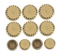 PAMINGONO 10pcs Portable Gas Stove Burner Covers for Camping Cooking Safe Small Adapter for Outdoor Fire Pit and Stove Accessories