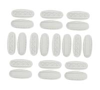 PAMINGONO 10pcs Self-adhesive Wall-mounted Socket Holders with Chute Design for Extension Socket Fixing Installation and Reusable Organizers for Kitchen Bathroom Office Walls