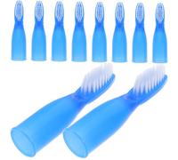 PAMINGONO 10Pcs Soft Bristle Mini Toothbrush for Correctional Facilities Gentle Oral Care for Inmates Short Handle Design for Easy Use Safe Materials Prevent Self Harm for Prisons and